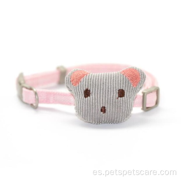 Collar de gato de poliéster ajustable de estilo gato de alta calidad